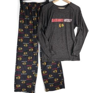 Chicago Blackhawks Shirt Pants Set